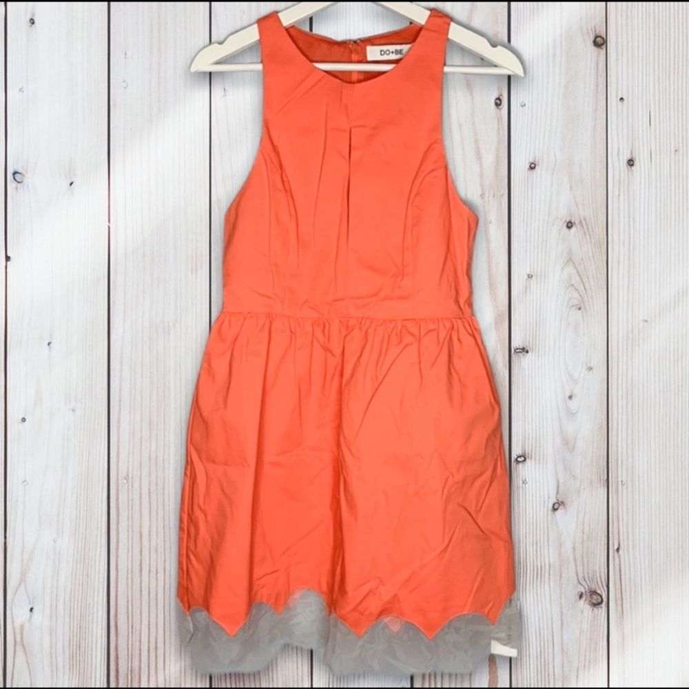 Do + Be | Derby Orange Party Dress | Sz M